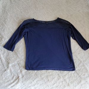 3/4 sleeve knit top